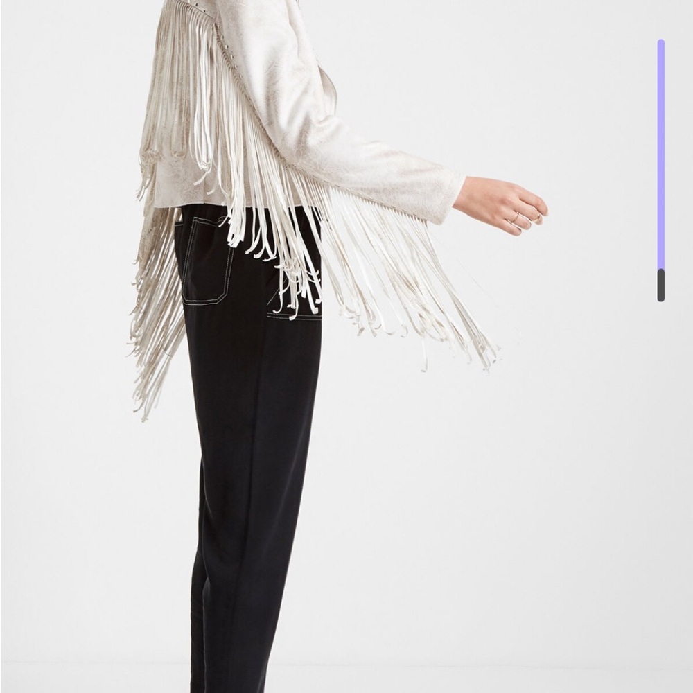 NWT Size 4 Desigual Ramones Westchester Fringe Jacket - Picture 8 of 16